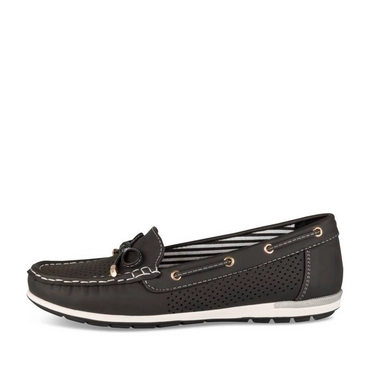 Mocassins_avec_talon ZWART Dames