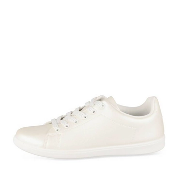 Baskets BEIGE/ARGENT Femme