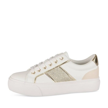 Baskets BLANC/OR Femme