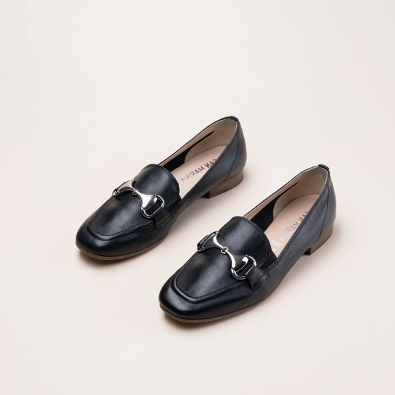 Mocassins_avec_talon ZWART Dames