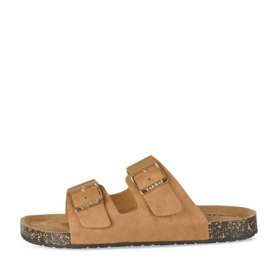 Slippers_avec_talon CAMEL Dames