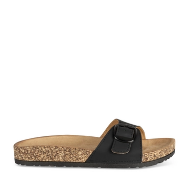 Slippers_avec_talon ZWART Dames
