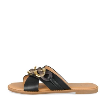 Slippers_avec_talon ZWART Dames