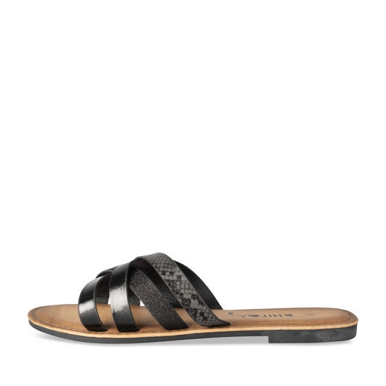 Slippers_avec_talon ZWART Dames