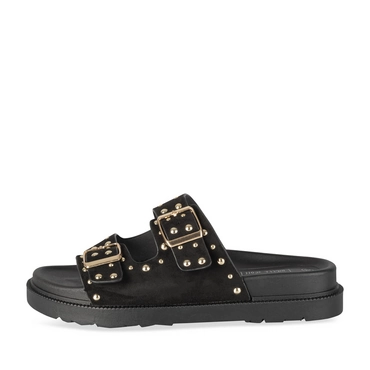 Slippers_avec_talon ZWART Dames