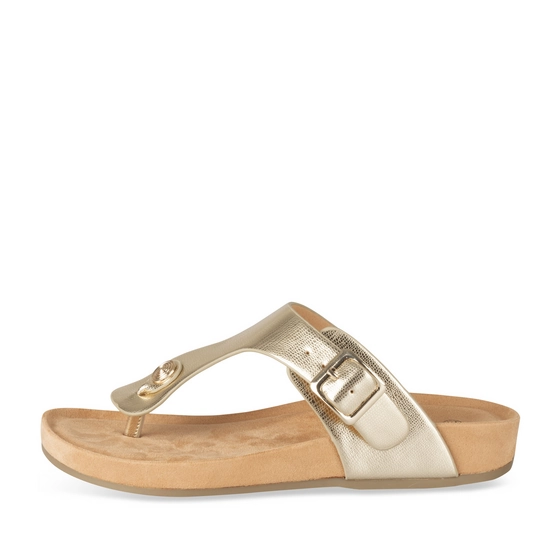 Teenslippers_avec_talon GOUD Dames
