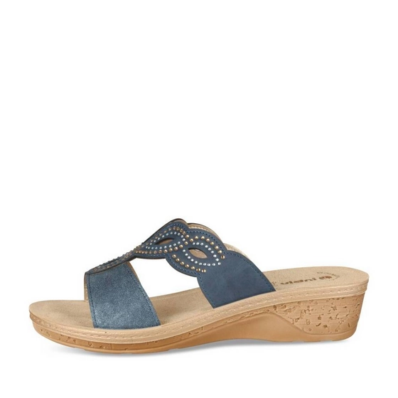Slippers_avec_talon NAVY Dames