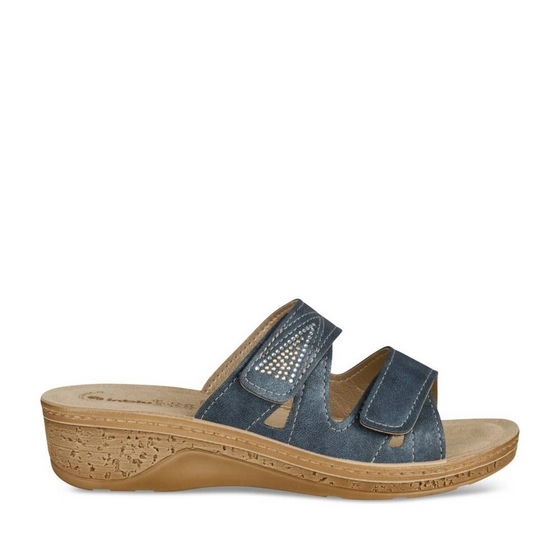 Slippers_avec_talon NAVY Dames