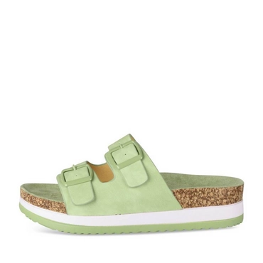 Slippers_avec_talon GROEN Dames