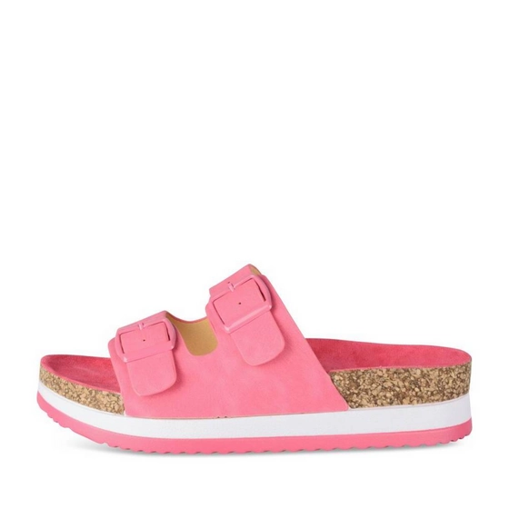 Slippers_avec_talon FUCHSIA Dames