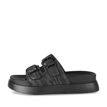 Slippers_avec_talon ZWART Dames
