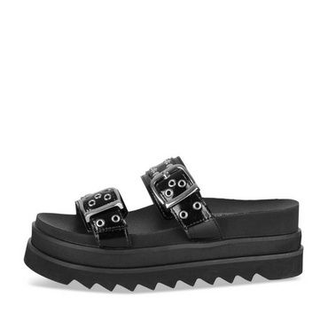 Slippers_avec_talon ZWART Dames