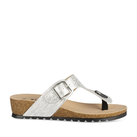 Teenslippers_avec_talon WIT Dames