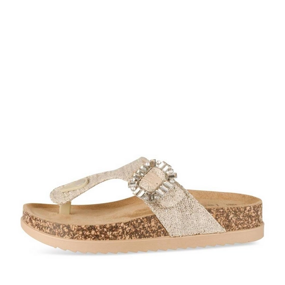 Tongs BEIGE Femme