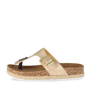 Teenslippers_avec_talon GOUD Dames