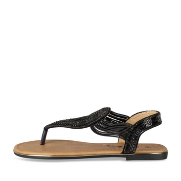 Sandalen_avec_talon ZWART Dames