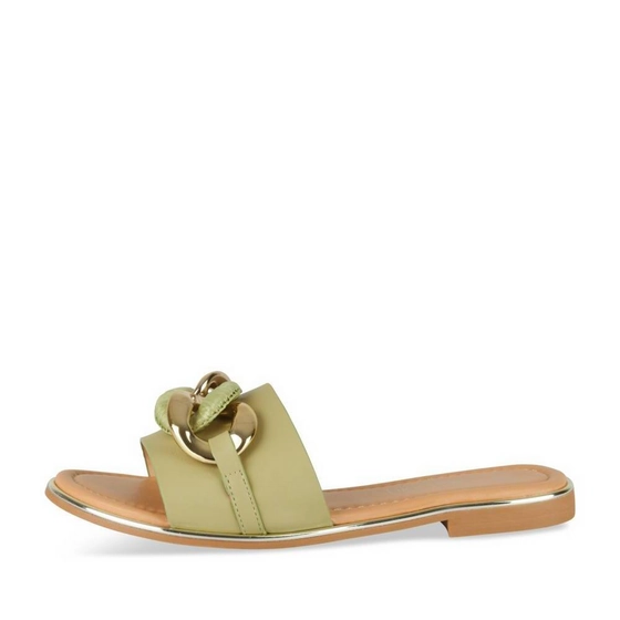 Slippers_avec_talon GROEN Dames