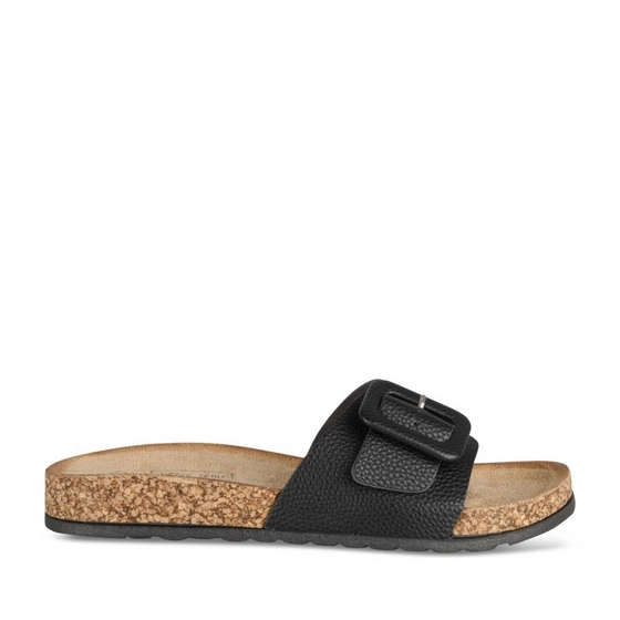 Slippers_avec_talon ZWART Dames