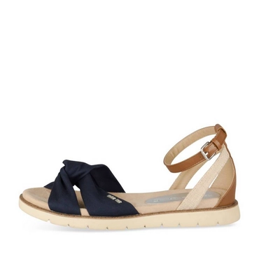 Sandalen_avec_talon NAVY/ COGNAC Dames