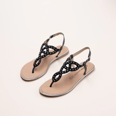 Sandalen_avec_talon ZWART Dames