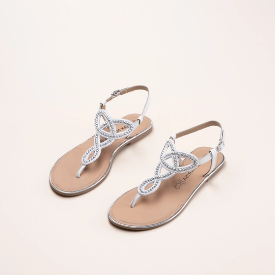 Sandalen_avec_talon WIT Dames