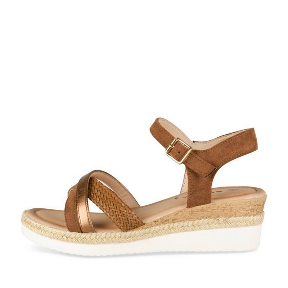 Sandales COGNAC Femme