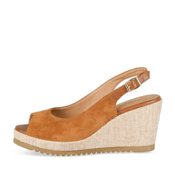 Sandales COGNAC Femme