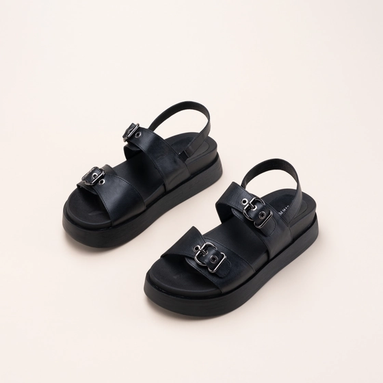 Sandalen_avec_talon ZWART Dames