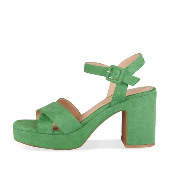 Sandalen_avec_talon GROEN Dames