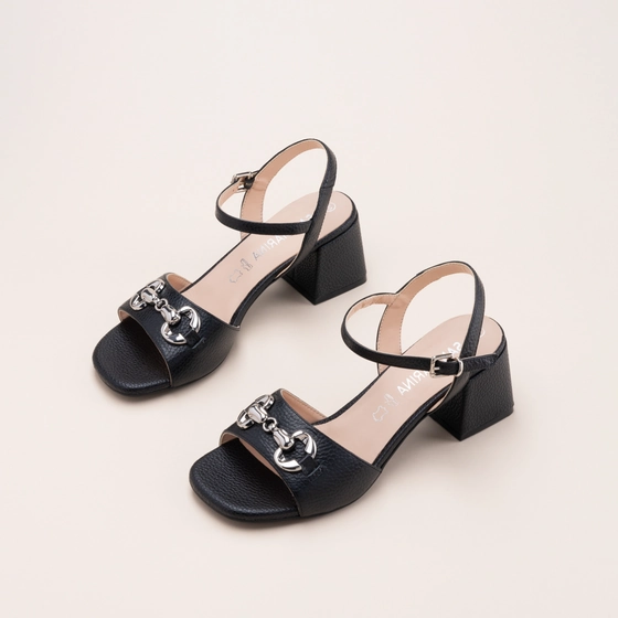 Sandalen_avec_talon ZWART Dames