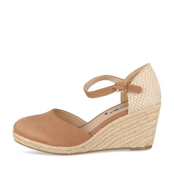 Espadrilles_avec_talon TAUPE Dames