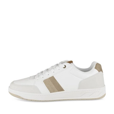 Sneakers WIT/KAKI Heren