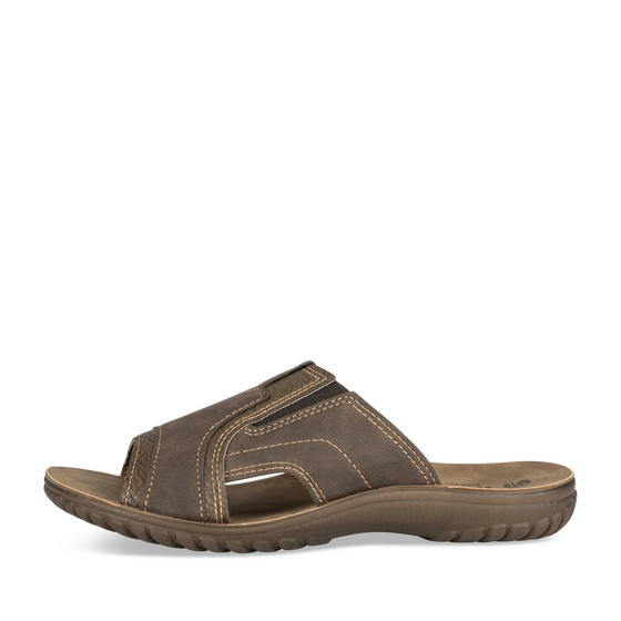 Mules MARRON Homme
