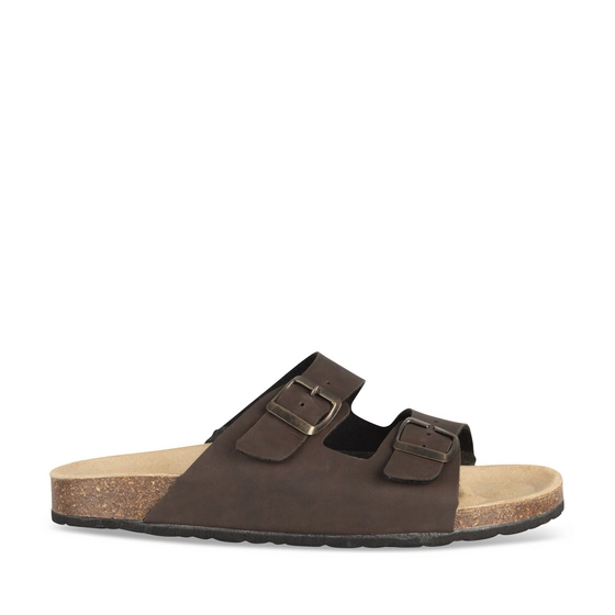 Mules MARRON Homme