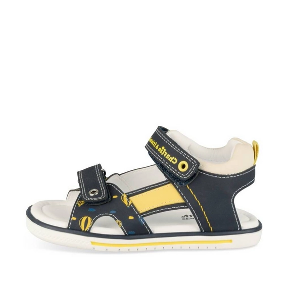 Sandales MARINE/JAUNE Garçon