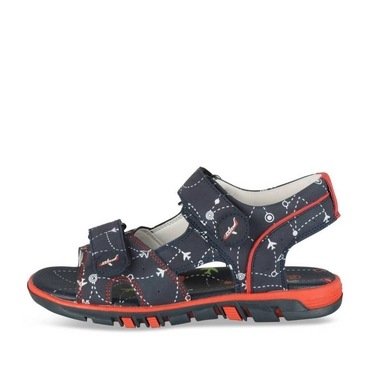 Sandalen NAVY/ROOD Jongen
