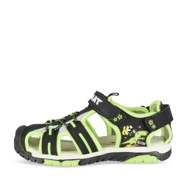 Sandalen ZWART/GROEN Jongen