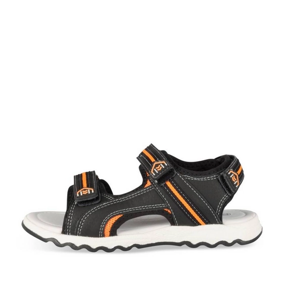 Sandalen ZWART/ORANJE Jongen