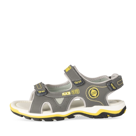 Sandales GRIS/JAUNE Garçon
