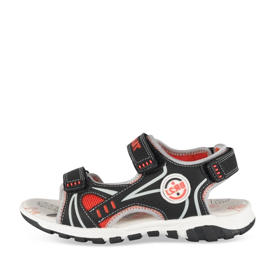Sandalen ZWART/ROOD Jongen