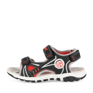 Sandalen ZWART/ROOD Jongen