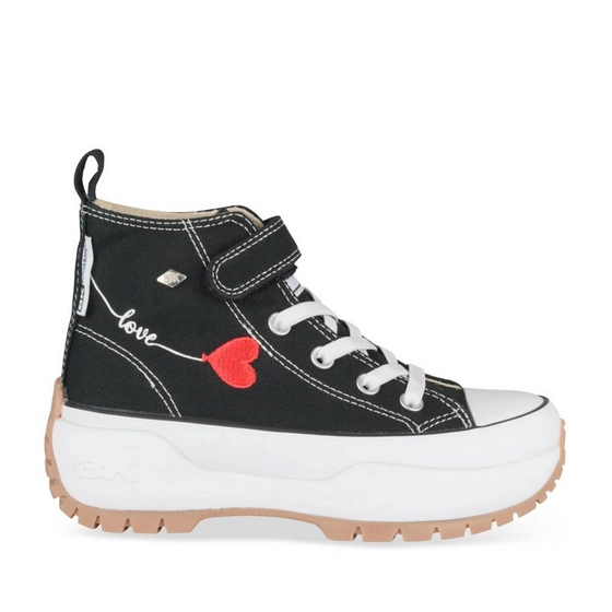 Baskets NOIR/BLANC Fille