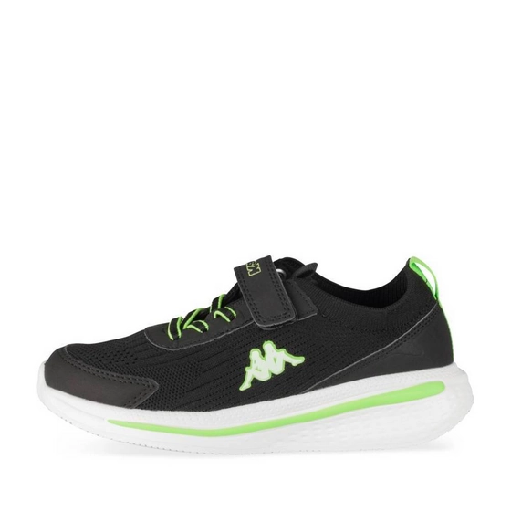 Baskets NOIR/VERT Garçon