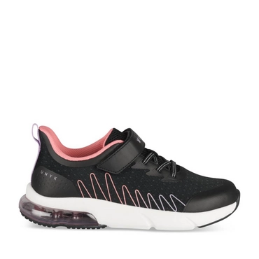 Baskets NOIR/ROSE Fille
