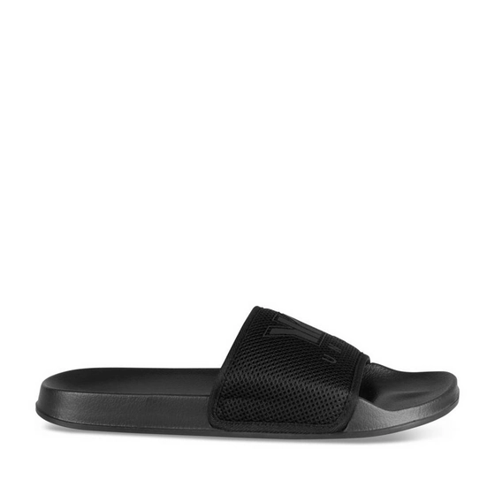 Badslippers ZWART Heren
