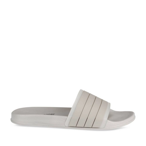 Badslippers GRIJS Heren