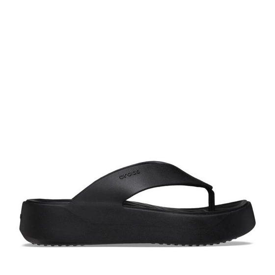 Teenslippers_avec_talon ZWART Dames