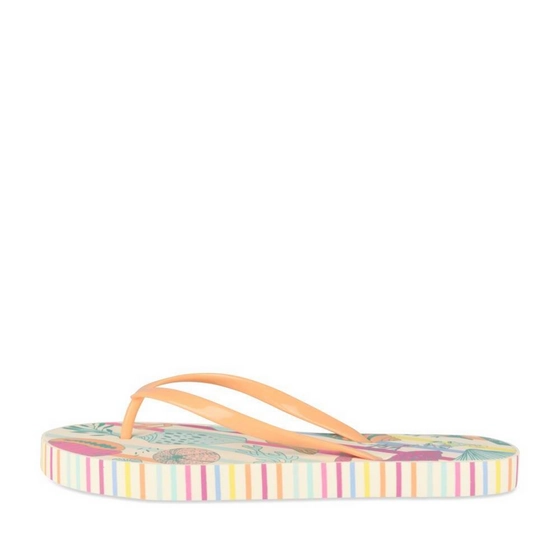 Teenslippers_avec_talon WIT Dames