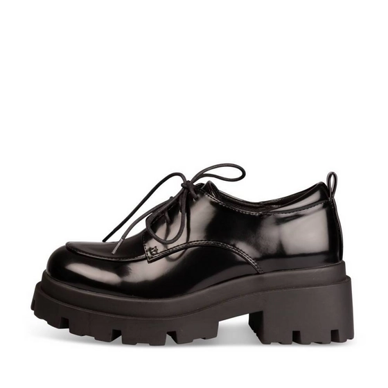 Veterschoenen ZWART Dames