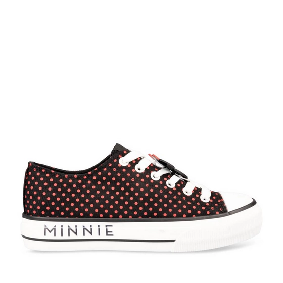 Sneakers ZWART/ROOD Dames